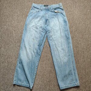 Vintage DODECA Jeans Men 34x30 Blue Relaxed Straight 100% Cotton Denim